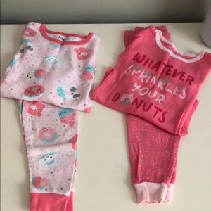 Two long sleeve pajama sets